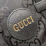 Gucci Unisex Gucci Off The Grid Backpack Black GG Nylon – Image 9