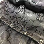 Gucci Unisex Gucci Off The Grid Backpack Black GG Nylon – Image 10