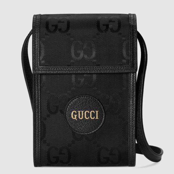 Gucci Unisex Gucci Off The Grid Mini Bag GG Nylon-Black (2)