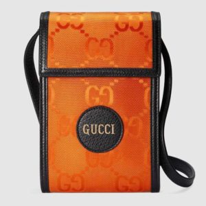 Gucci Unisex Gucci Off The Grid Mini Bag GG Nylon-Orange