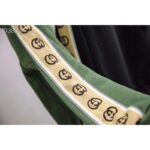 Gucci Women Cotton Jersey Hooded Sweatshirt Green Heavy Felted Organic - Image 11