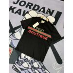 Gucci Women Gucci Boutique Print Oversize T-Shirt Black Cotton Jersey - Image 2