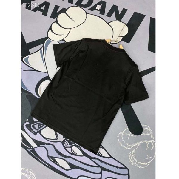 Gucci Women Gucci Boutique Print Oversize T-Shirt Black Cotton Jersey (8)