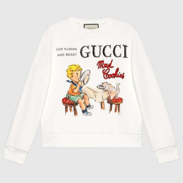 gucci crewneck white