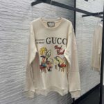 Gucci Women Gucci 'Mad Cookies' Print Sweatshirt Cotton Jersey Crewneck-White - Bild 2