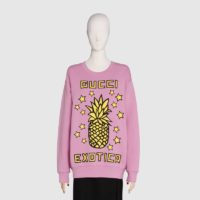 Gucci Women Gucci Pineapple Print Sweatshirt Organic Cotton JerseyGucci Exotica