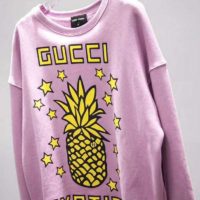 Gucci Women Gucci Pineapple Print Sweatshirt Organic Cotton JerseyGucci Exotica