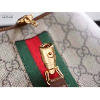 Gucci Women Jackie 1961 Mini Hobo Bag BeigeEbony GG Supreme Canvas