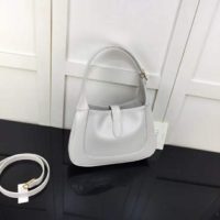 Gucci Women Jackie 1961 Small Hobo Bag in White Leather
