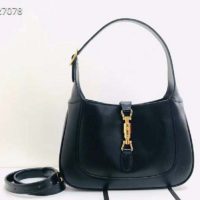 Gucci Women Jackie 1961 Small Hobo bag in Black Leather