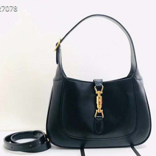 Gucci Women Jackie 1961 Small Hobo bag in Black Leather (3)