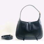 Gucci Women Jackie 1961 Small Hobo Bag in Black Leather - Image 3
