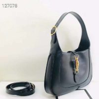 Gucci Women Jackie 1961 Small Hobo bag in Black Leather