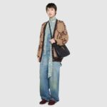 Gucci Women Reversible GG Mohair Wool Cardigan Brushed GG Jacquard Blend - Image 11