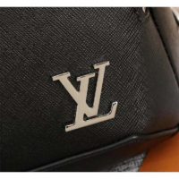 Louis Vuitton LV Men Avenue Sling Bag Taiga Leather-Black