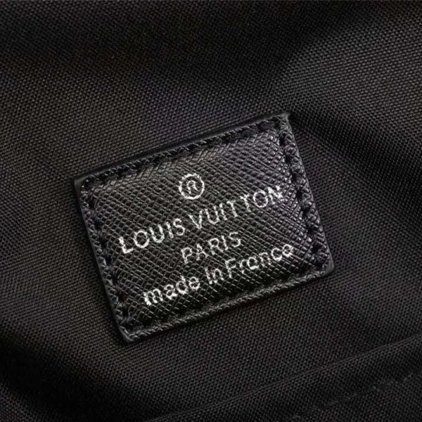 Louis Vuitton LV Men Avenue Sling Bag Taiga Leather-Black (9)
