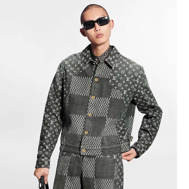 Nigo Giant Damier Waves MNGM Denim Jacket - LOUIS VUITTON ルイ