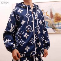 Louis Vuitton LV Men LV Escale Printed Parka Monogram Canvas Relaxed Fit