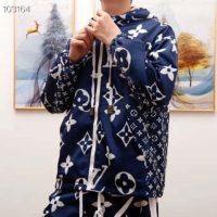 Louis Vuitton LV Men LV Escale Printed Parka Monogram Canvas Relaxed Fit