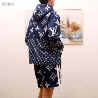 Louis Vuitton LV Men LV Escale Printed Parka Monogram Canvas Relaxed Fit