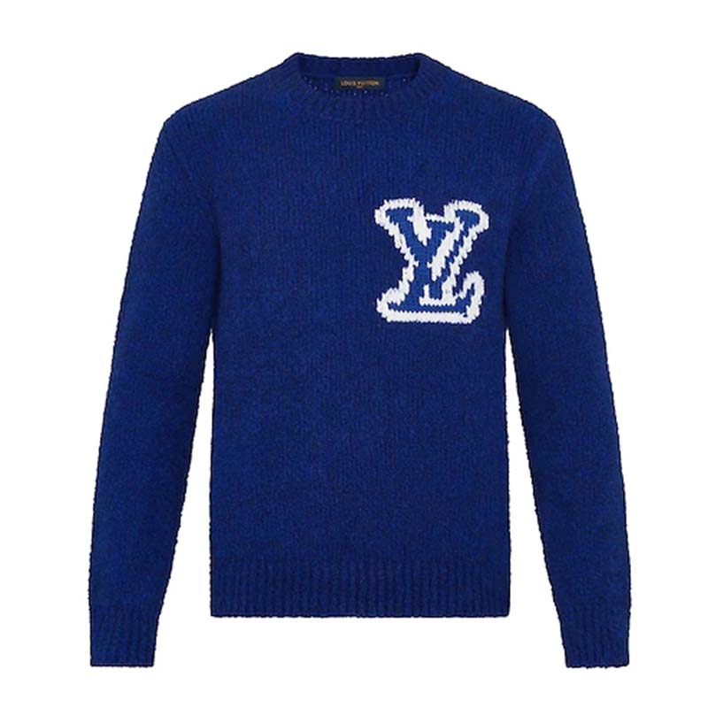 Wool pull Louis Vuitton Blue size XL International in Wool - 35522745
