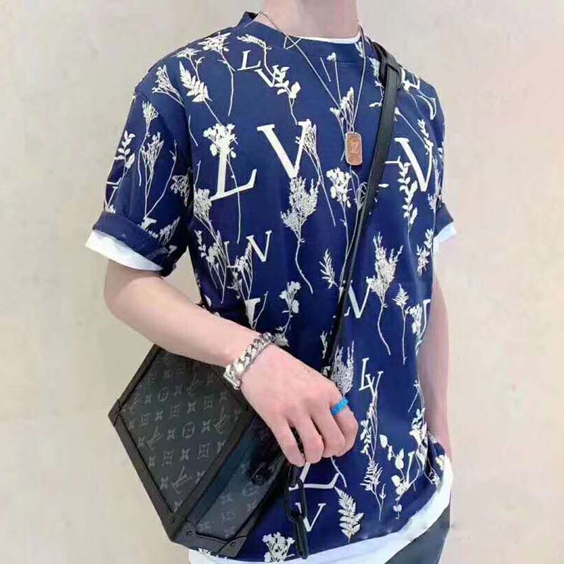 LV Printed Leaf Regular Shirt - Men - Ready-to-Wear