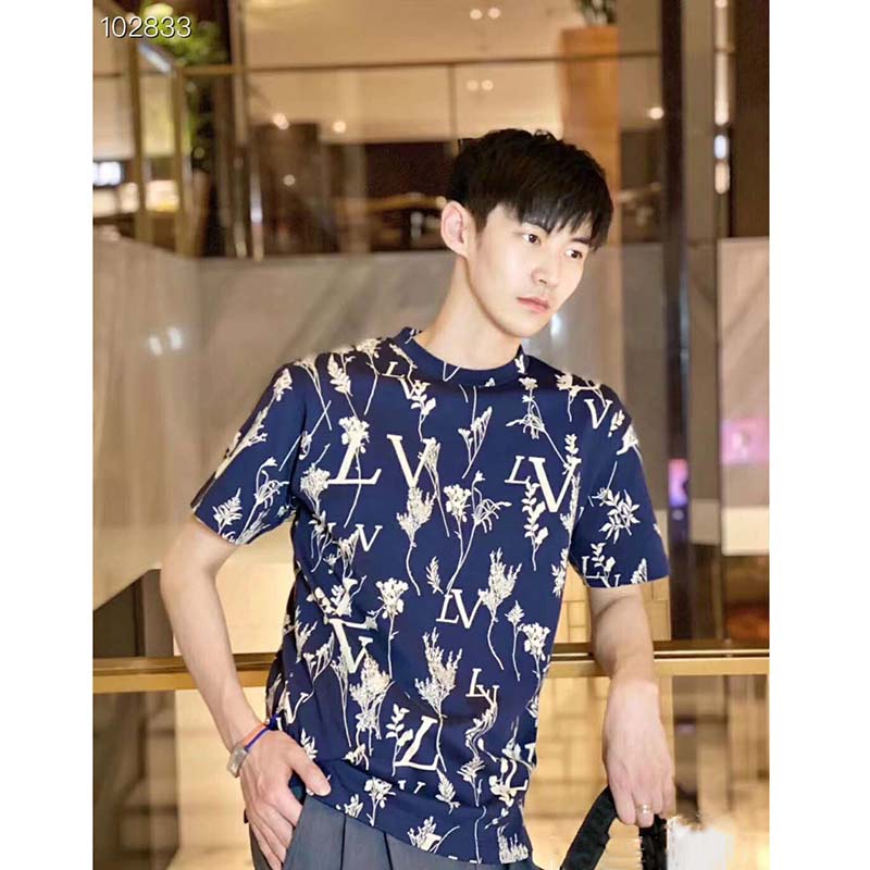 Louis Vuitton LV Printed Leaf Regular Shirt