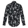 Louis Vuitton LV Men LV Printed Leaf Regular Long-Sleeved Silk Shirt