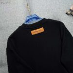 Louis Vuitton LV Men LV Stitch Print Embroidered Sweatshirt Regular Fit – Image 10