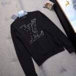 Louis Vuitton LV Men LV Stitch Print Embroidered Sweatshirt Regular Fit – Image 6
