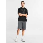 Louis Vuitton LV Men LV Stitch Print Embroidered T-Shirt Regular Fit Cotton-Black – Bild 9