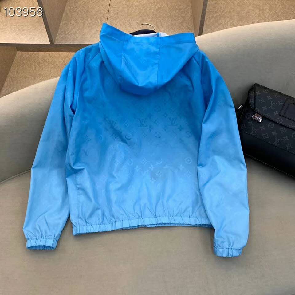 Louis Vuitton Blue Monogram Cloud Windbreaker