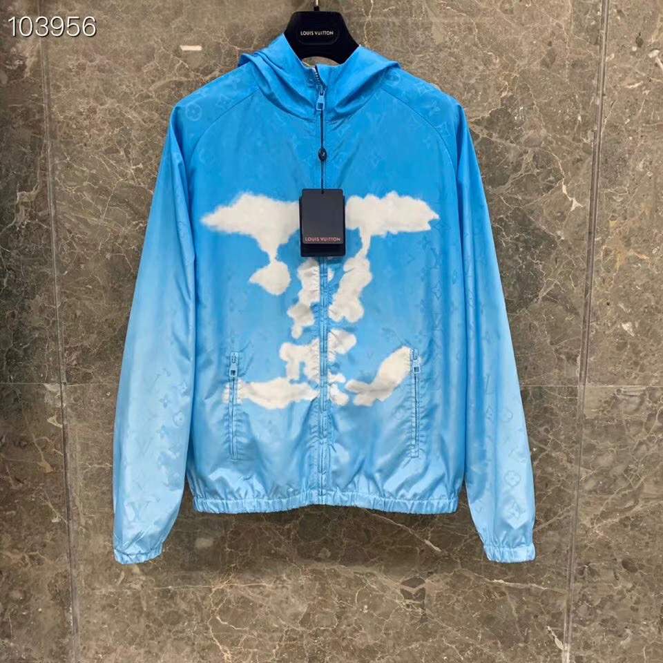 Louis Vuitton LV Women Monogram Clouds Windbreaker Printed LV Cloud - LULUX