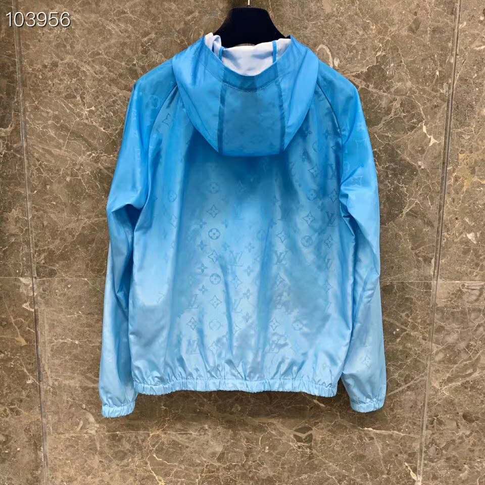 Louis Vuitton Blue Cloud Monogram Windbreaker