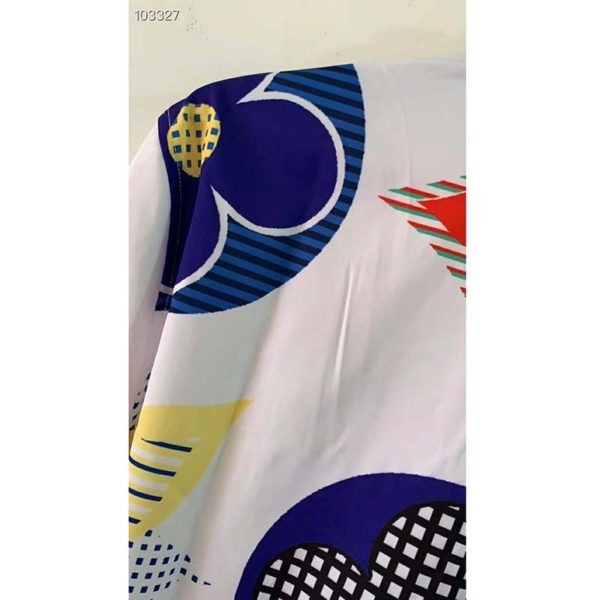 Louis Vuitton LV Men Muticolor Monogram Windbreaker Polyester White Regular Fit (11)
