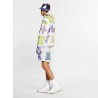 Louis Vuitton LV Men Muticolor Monogram Windbreaker Polyester White Regular Fit