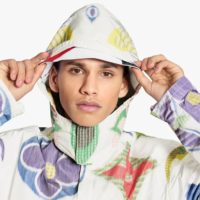 Louis Vuitton LV Men Muticolor Monogram Windbreaker Polyester White Regular Fit