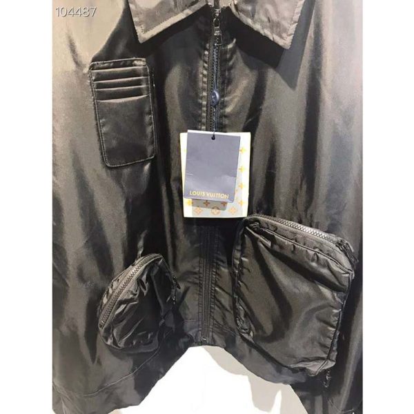 Louis Vuitton LV Men Nylon Utility Jacket Regular Fit Technical Canvas ...