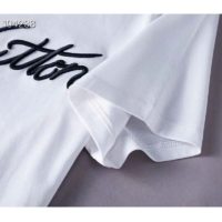 Louis Vuitton LV Men Pont Neuf Signature Print & Embroidery T-Shirt (6)
