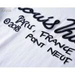 Louis Vuitton LV Men Pont Neuf Signature Print & Embroidery T-Shirt - Imagen 9