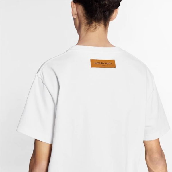 Louis Vuitton LV Men Pont Neuf Signature Print & Embroidery T-Shirt (3)