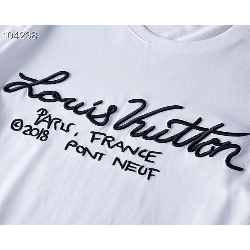 FIND] Louis Vuitton Notre Dame & Pont Neuf Embroidered T-Shirt :  r/DesignerReps