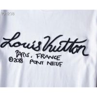 Louis Vuitton LV Men Pont Neuf Signature Print & Embroidery T-Shirt (6)