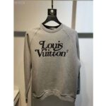 Louis Vuitton LV Men Squared LV Sweatshirt LV2 Motif 100% Cotton-Grey - Imagen 3