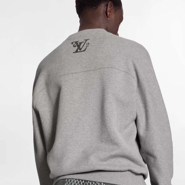 louis vuitton sweater grey