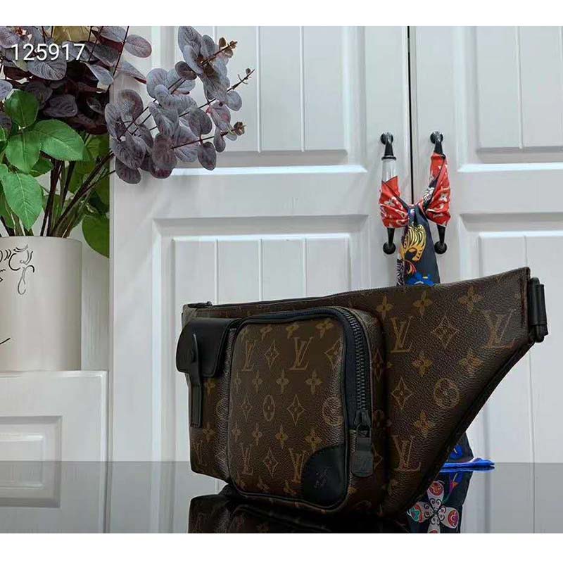 Louis Vuitton LV Unisex Christopher Bumbag Monogram Macassar