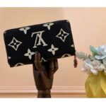 Louis Vuitton LV Unisex Crafty Zippy Wallet Monogram Empreinte Cowhide Leather – Image 3