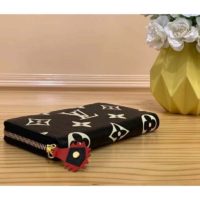 Louis Vuitton LV Unisex Crafty Zippy Wallet Monogram Empreinte Cowhide Leather