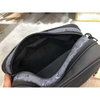 Louis Vuitton LV Unisex Expandable Messenger Bag Textile Gray-Black
