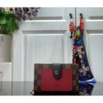 Louis Vuitton LV Unisex Juliette Wallet Damier Ebene Coated Canvas – Image 2